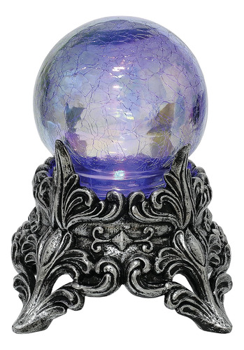 Seasons Mystic - Bola De Vidrio Decorativo, Color Morado, Ta