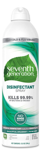 Seventh Generation Spray Desinfectante, Eucalipto Y Tomillo.