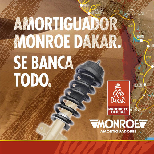 Imagen 2 de 6 de Kit 4 Amortiguadores Monroe Dakar Ranger 13/19
