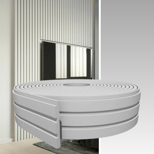 Painel Ripado Eva Autocolante Flex 10cm - 45 Metros +kit
