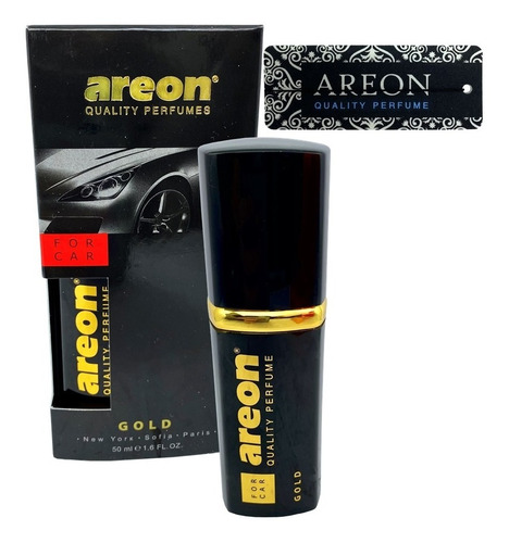 Aromatizante Areon For Car Gold 50ml Perfume Automotivo