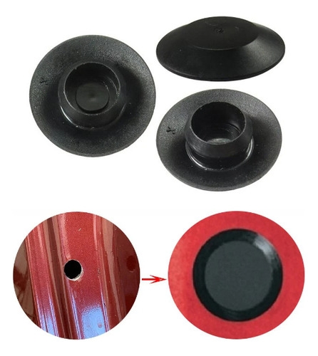 Kit 100 Pçs Borracha Vedaçao Teto Lataria Vedaçao Carro Moto
