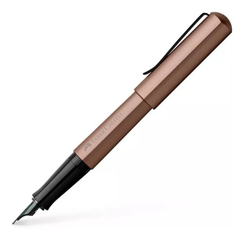 Lapicera Pluma Fuente Faber-castell Hexo - Bronze Medium