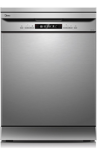 Lavavajillas Inox 14c Midea Wqp12-7635qs Color Plateado Amv