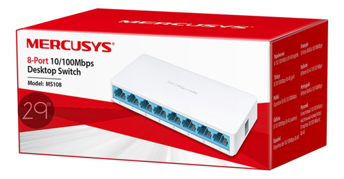 Switch Mercusys Ms108 Serie Desktop 10-100