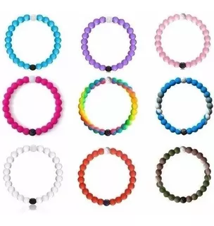 5 Pack Pulseras Lokai Silicona Varios Colores