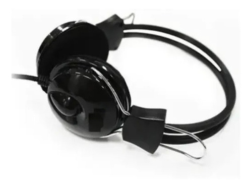 Audifonos De Diadema Wd-808 | Microfono Tipo Solapa | 1.8 M Color Negro