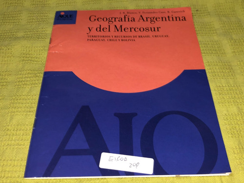 Geografia Argentina Y Del Mercosur - Aique