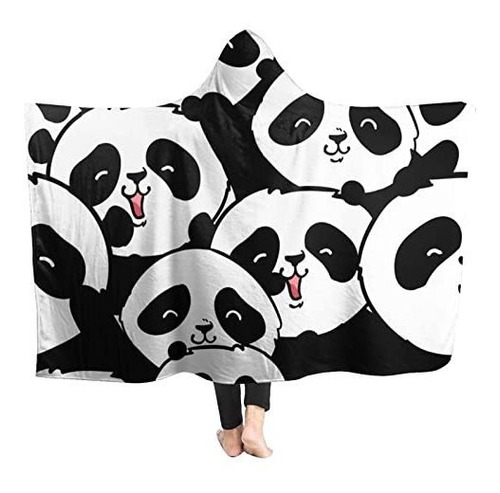 Bata Dormir - Aibileen Lindo Oso Panda Manta Con Capucha Man