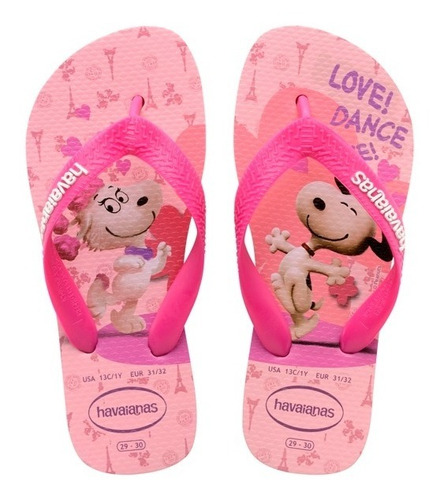 Zonazero Havaianas Ojotas Kids Snoopy Niños Originales