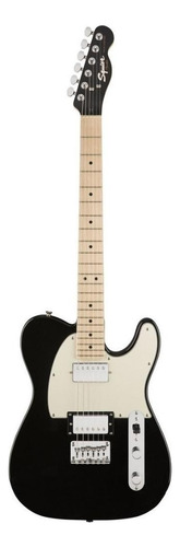 Guitarra elétrica Squier by Fender Contemporary Telecaster HH de  choupo black metallic brilhante com diapasão de bordo