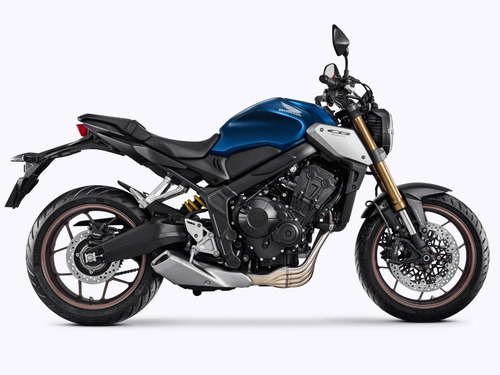 Imagem 2 de 8 de Honda Cb 650r 2021 - Azul