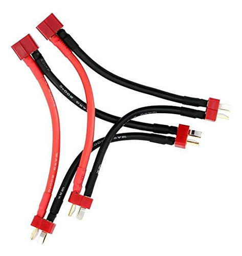 Fly Rc 2 Conectores Deans Serie T, 1 Hembra A 2 Machos, Seri