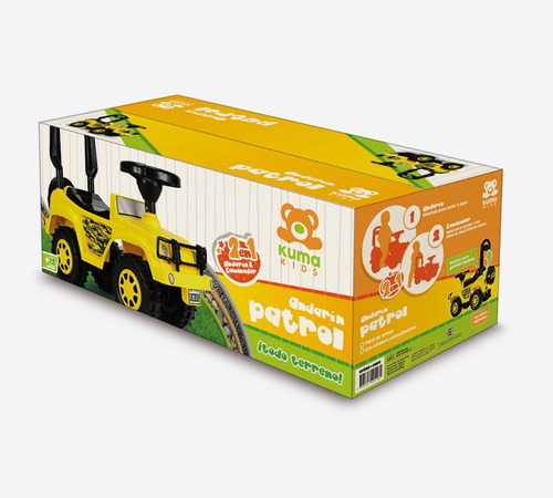 Andador Patrol Pata Pata Caminador Andarin 2 En 1 Kuma