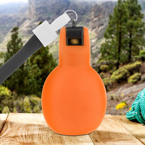 2 Silbatos De Mano Para Actividades Al Aire Libre Naranja