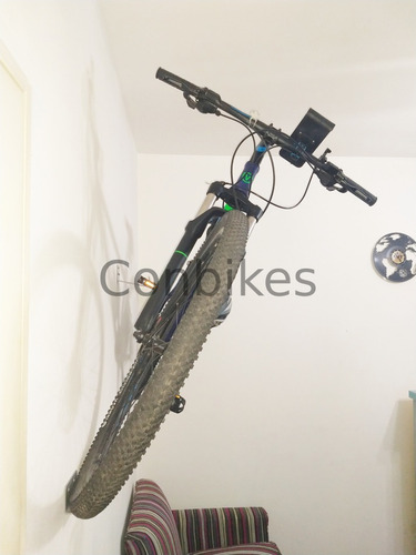 Imagen 6 de 10 de Gancho Soporte Bicicleta Pared Al Pedal + Soporte Ruedas