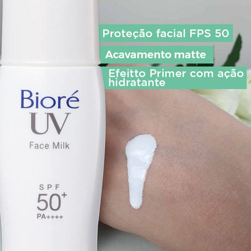 Protetor Solar Face Milk Uv Fps 50+ Pa+ 30ml Bioré