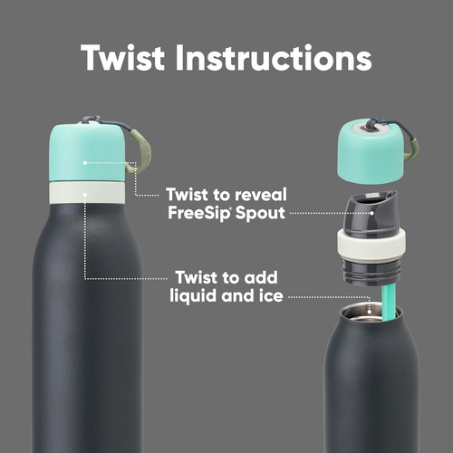 Owala ® Freesip Termo Botella Acero Inoxidable Con Popote