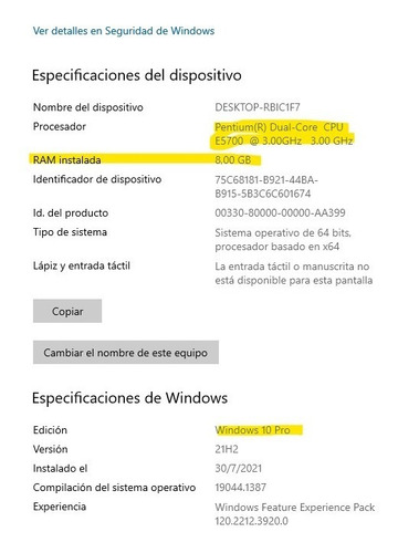 Imagen 3 de 4 de Super Computadora 500g Y 8 De Ram + Ante Tp-lin