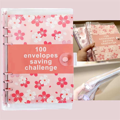 100 Sobres Challenge Binder, Divertida Forma De Ahorrar 5.05