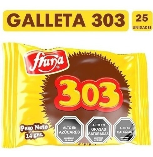 Galleta 303 (bolsa Con 25 Unidades)