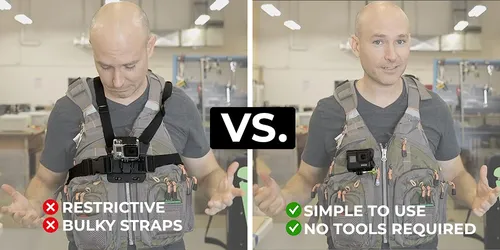 Soporte Para Casco De Cámara De Acción Snap Mounts Pro Para