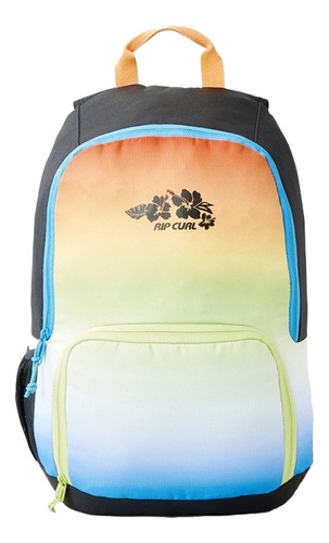 Mochila Rip Curl Evo 18l Sm25 Blackrainbow Cor Laranja