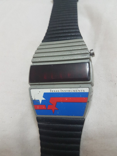 Reloj De Pulsera Vintage Texas Instruments Led.