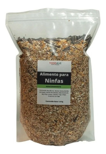 Alimento Para Ninfas, Agapornis Mixtura Semillas Premium 