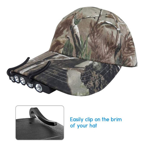 Zbg Clip De Luz Led For Gorra Lámpara Con Clip De Sombrero