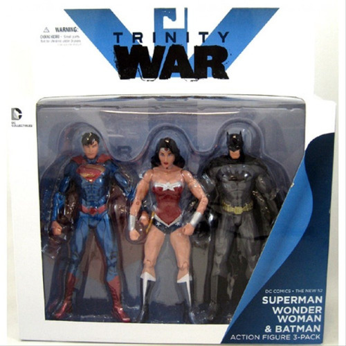 Set Superman, Wonder Woman Y Batman Dc New 52 Trinity War 