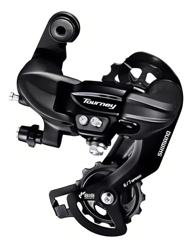 Shimano TY300 pata de cambio trasero 7 velocidades negro