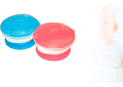 Set Tazon Cuchara Bowl Antideslizante Para Bebe Antiderrame