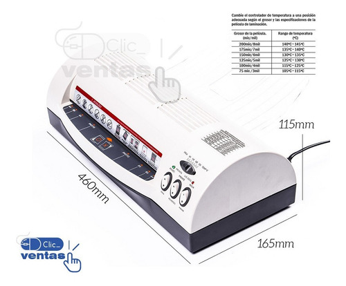 Plastificadora Tam A3 Semiprofesional /laminadora Lancer