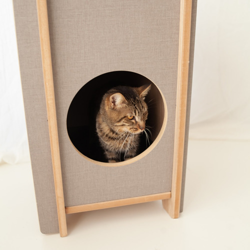 Imagen 5 de 10 de Litera Baño Gatos Zuri - Medidas 63x64x38 / Envíos Gratis
