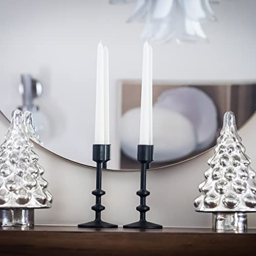 Candelabro De Hierro Fundido Negro De 7 Pulgadas Velas ...