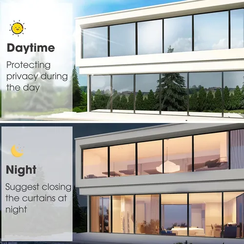 Película Unidireccional Para Ventana Anti-uv Y Privacidad
