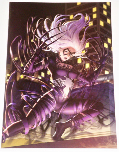 Amazing Spiderman #23- Variante Virgen Black Cat- Venomized (Usado)