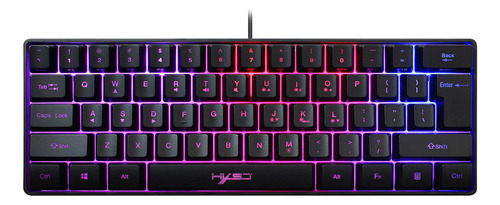 Hxsj V700 Teclado For Juegos Con Cable Streamer Keyboard Con