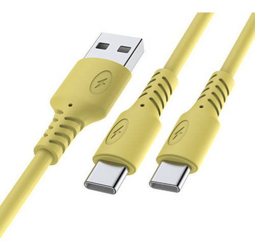 Cabo Divisor Macho Duplo Usb C De 2 M