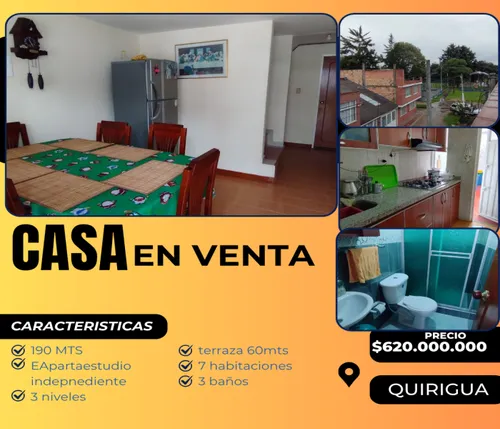 Casa En Venta Quiriguá Engativá Bogotá Colombia