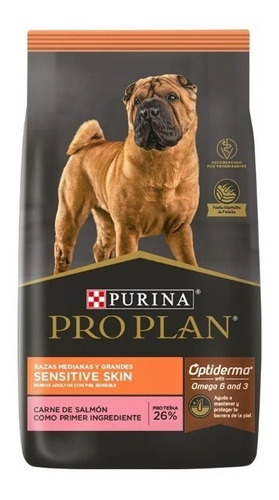 Pro Plan Sensitive Skin Piel Sensible Perro Raza Med Gde 3kg