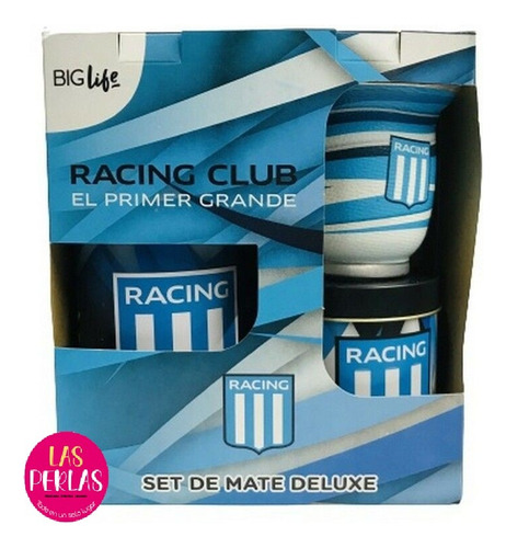 Set De Mate Deluxe Racing Club Big Life Artistica Las Perlas