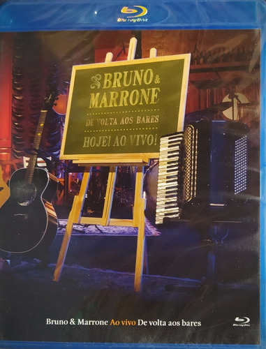 Bruno E Marrone De Volta Aos Bares Blu-ray Original Lacrado