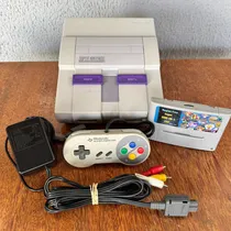 Comprar Nintendo Super Nintendo Todo Original + Everdrive Cinza