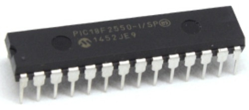 Mcu Microchip Flash 16kx16 Dip Pic18f2550-i/sp