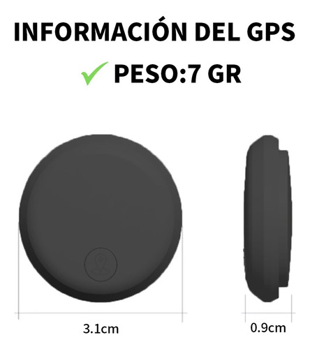 Mini Localizador Gps Bluetooth Teléfono App Universal