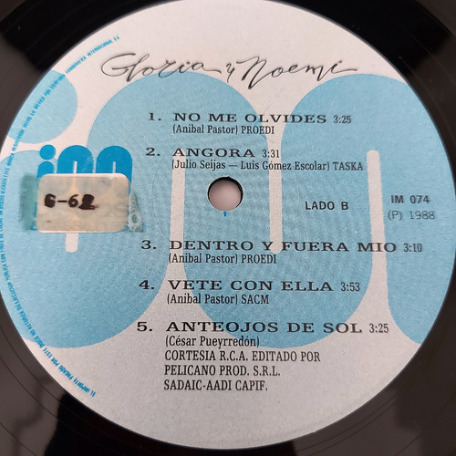 Gloria Y Noemi - Algo Mas Lp