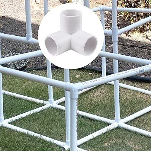 30 Conector Tubo Pvc 3 Via 4 Para Blanco Sch 40