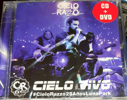 Cielo Razzo Cd + Dvd Cielo Vivo 25 Años Luna Park Nuevo!